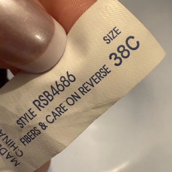 NET-René Rofé Black Lingerie. Size 38C - Picture 7 of 8